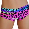 Cleo The Hurricane Hot Pants - Neon Leopard