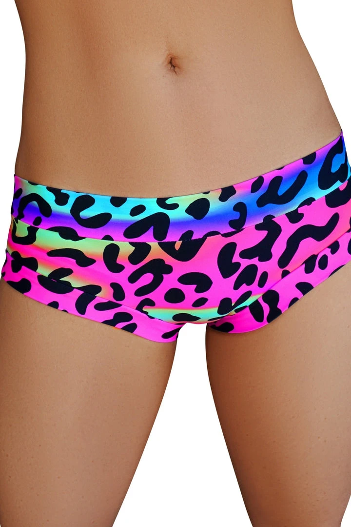 Flash Sale 🎉 Cleo The Hurricane Hot Pants - Neon Leopard 🥰 1 Cleo The Hurricane Hot Pants - Neon Leopard