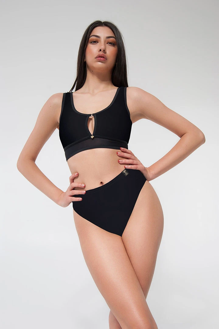 Buy 🥰 All Pole Wear Pole Addict Mona High Leg Bottoms - Black ⭐ 2 All Pole Wear Pole Addict Mona High Leg Bottoms - Black