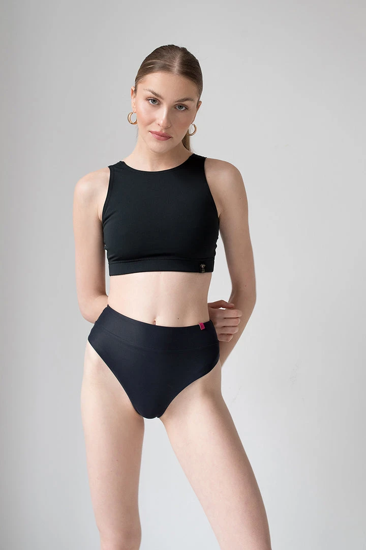 Promo 😉 Pole Addict Cross Back Top - Black All Pole Wear ✔️ 2 Pole Addict Cross Back Top - Black All Pole Wear