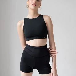 Promo 😉 Pole Addict Cross Back Top - Black All Pole Wear ✔️ 8 Pole Addict Cross Back Top - Black All Pole Wear