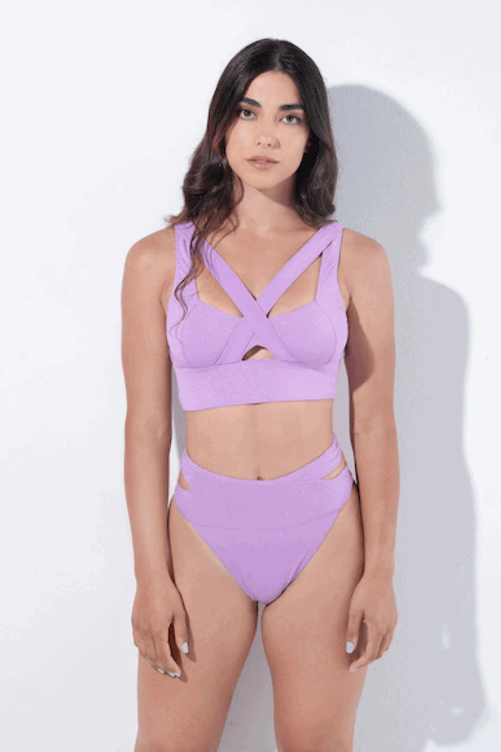 Best Sale 🛒 New In RAD Glitter XX Top - Lilac ✨ 4 New In RAD Glitter XX Top - Lilac