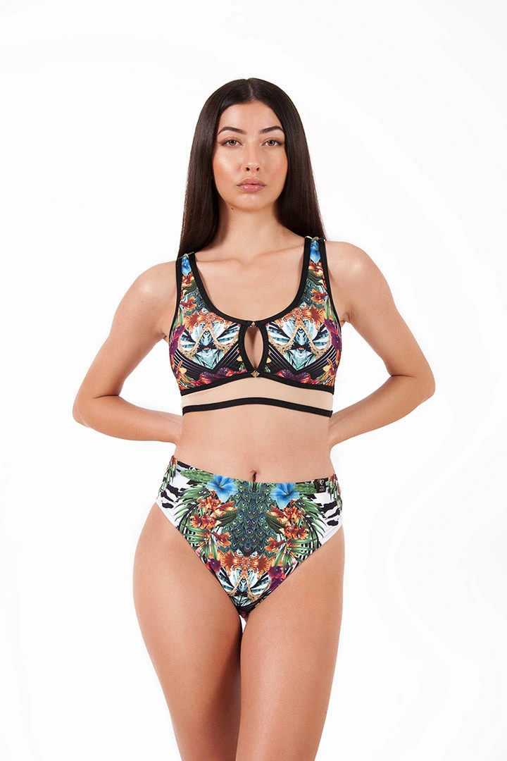 Cheap ๐ Back In Stock Pole Addict Mona High Leg Bottoms - Jungle โญ 1 Back In Stock Pole Addict Mona High Leg Bottoms - Jungle