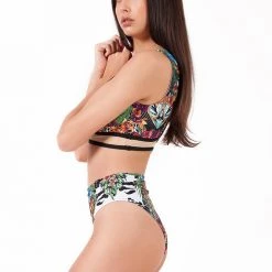 Cheap ๐ Back In Stock Pole Addict Mona High Leg Bottoms - Jungle โญ 8 Back In Stock Pole Addict Mona High Leg Bottoms - Jungle
