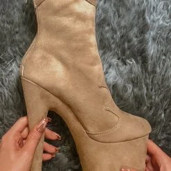 Hella Heels Ride 'em 8inch Boots - Desert