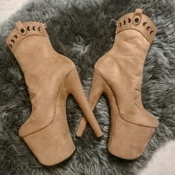 Hella Heels Ride 'em 8inch Boots - Desert