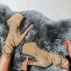 Hella Heels Ride 'em 8inch Boots - Desert