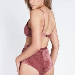 Best Sale ๐ Lunalae Lana High Waist Shorts - Dusty Rose Velvet All Pole Wear ๐ 18 Lunalae Lana High Waist Shorts - Dusty Rose Velvet All Pole Wear