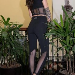 Cheapest 🤩 Paradise Chick Sirène Back Seam Leggings - Black 😍 7 Paradise Chick Sirène Back Seam Leggings - Black