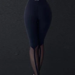 Paradise Chick Sirène Back Seam Leggings - Black