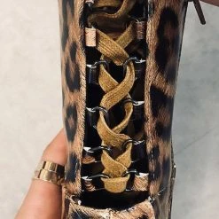 Cheap ๐ฅฐ Hella Heels EmpireKicks Corset 8inch Boots - Leopard ๐ฏ 7 Hella Heels EmpireKicks Corset 8inch Boots - Leopard