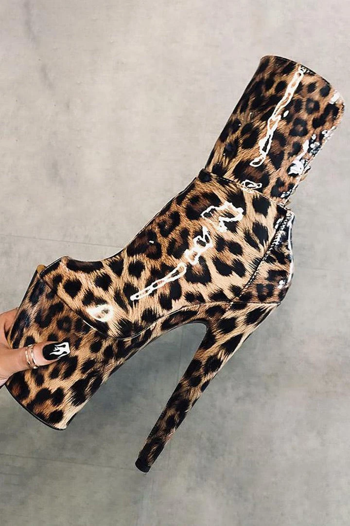 Cheap ๐ฅฐ Hella Heels EmpireKicks Corset 8inch Boots - Leopard ๐ฏ 2 Hella Heels EmpireKicks Corset 8inch Boots - Leopard