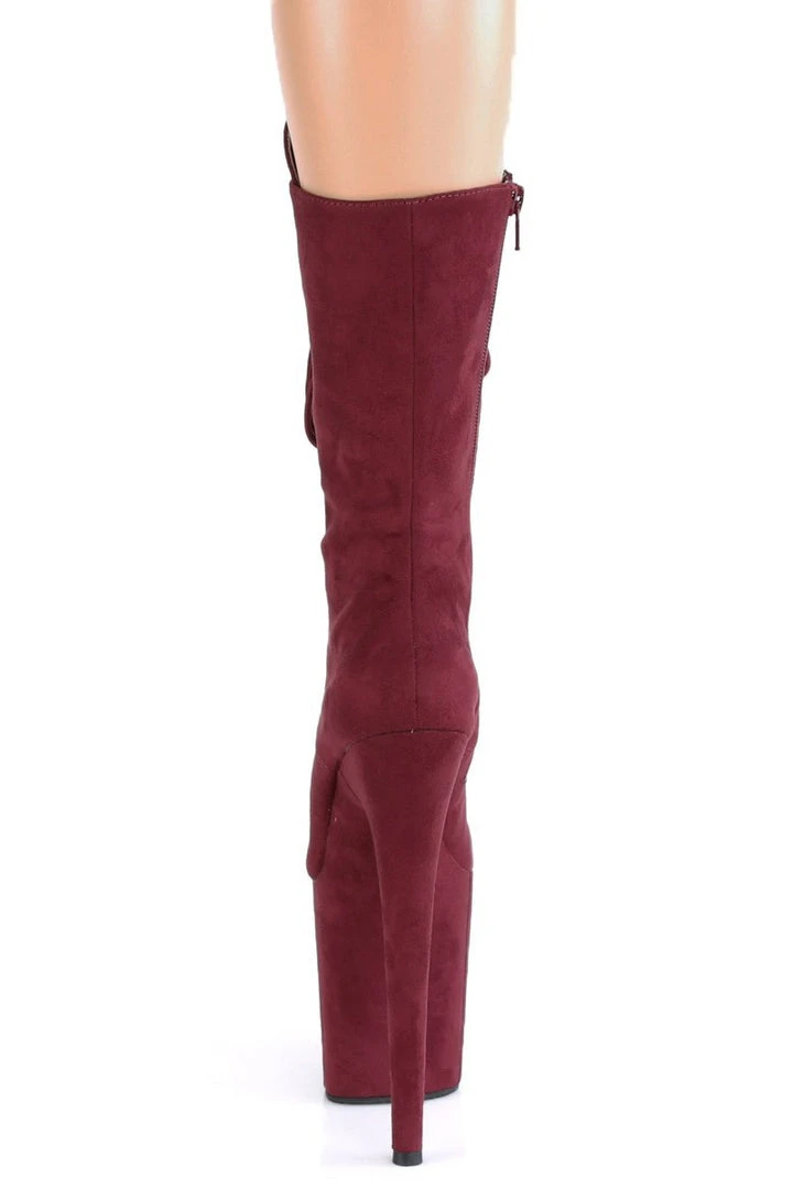 Best reviews of ๐ Pleaser USA Flamingo-1050FS Faux Suede 8inch Pleaser Boots - Burgundy Shoes ๐ 5 Pleaser USA Flamingo-1050FS Faux Suede 8inch Pleaser Boots - Burgundy Shoes