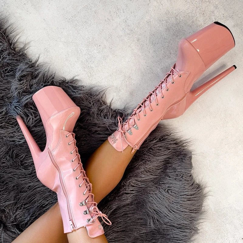 Best reviews of ๐ Shoes Hella Heels LipKit 8inch Boots - ๐ Candy Shop โ๏ธ 7 Shoes Hella Heels LipKit 8inch Boots - Candy Shop
