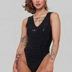 New ⭐ Creatures Of XIX Gecko Grip Bodysuit - Black All Pole Wear 💯 11 Creatures Of XIX Gecko Grip Bodysuit - Black All Pole Wear