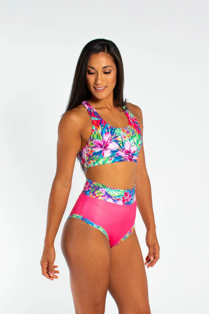 New 😉 New In AMBR Designs High Waist Shorts - Aloha 👍 3 New In AMBR Designs High Waist Shorts - Aloha