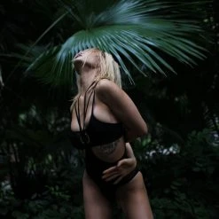 New โจ Hamade Activewear Strappy O-Ring Sling Bottoms - Black ๐ 15 Hamade Activewear Strappy O-Ring Sling Bottoms - Black