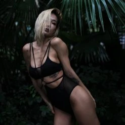 New โจ Hamade Activewear Strappy O-Ring Sling Bottoms - Black ๐ 13 Hamade Activewear Strappy O-Ring Sling Bottoms - Black