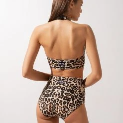 Shark Polewear High Waist Shorts - Leopard All Pole Wear