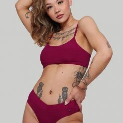 Creatures Of XIX The Hills Top - Ribbed Plum All Pole Wear