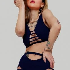 Budget ๐งจ Creatures Of XIX The Valley Bottoms - Ribbed Navy โ 6 Creatures Of XIX The Valley Bottoms - Ribbed Navy