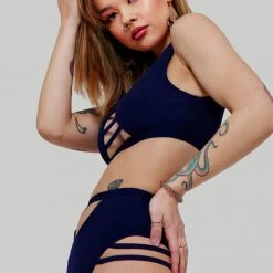 Budget ๐งจ Creatures Of XIX The Valley Bottoms - Ribbed Navy โ 7 Creatures Of XIX The Valley Bottoms - Ribbed Navy