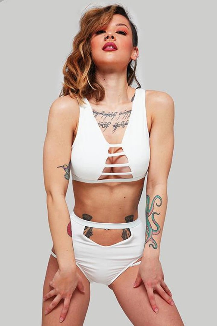 Cheap 🌟 All Pole Wear Creatures Of XIX The Valley Bottoms - Ribbed White 🔥 4 All Pole Wear Creatures Of XIX The Valley Bottoms - Ribbed White