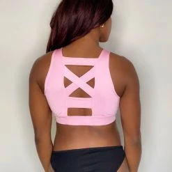 Wholesale ⌛ All Pole Wear Sway Bettie Top - Rose Pink ✨ 12 All Pole Wear Sway Bettie Top - Rose Pink