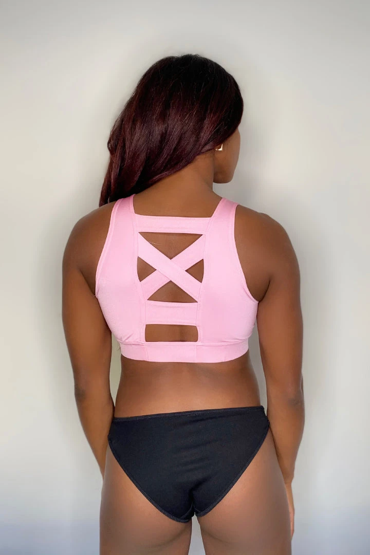 Wholesale ⌛ All Pole Wear Sway Bettie Top - Rose Pink ✨ 6 All Pole Wear Sway Bettie Top - Rose Pink