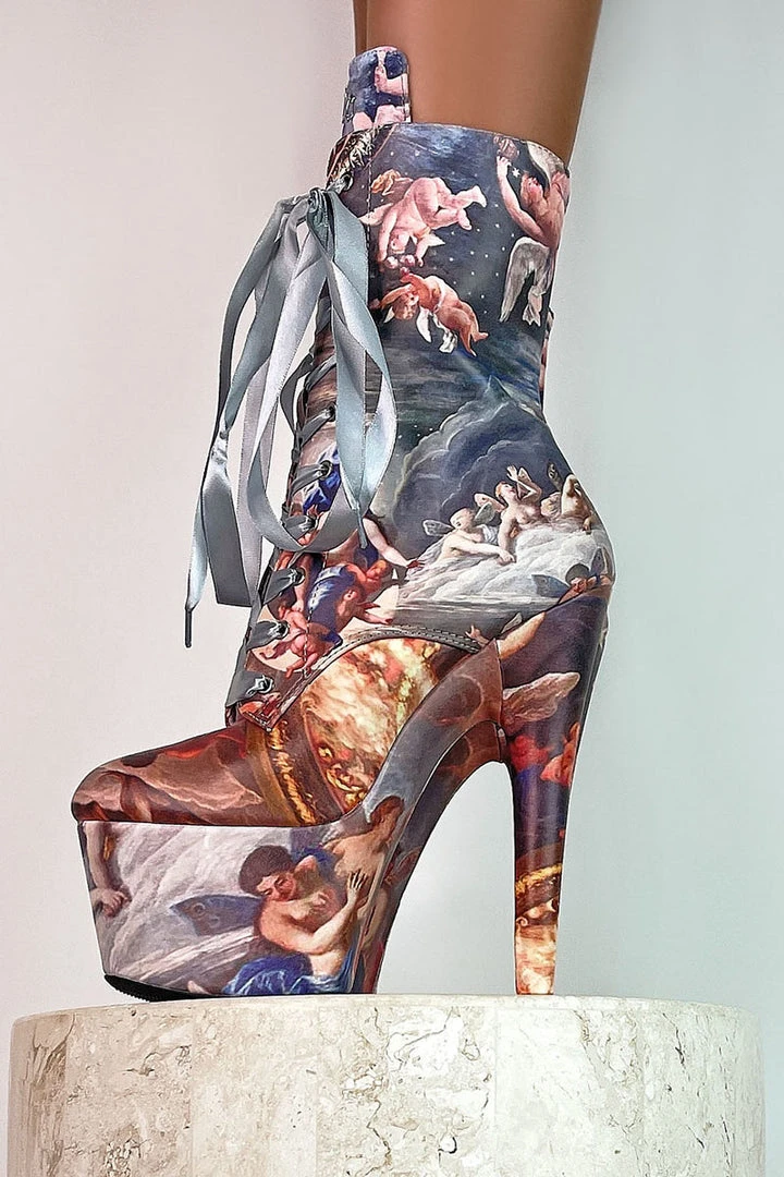 Top 10 โ Shoes Hella ๐งจ Heels Renaissance 7inch ๐ Boots - Stairway To Heaven โ 1 Shoes Hella Heels Renaissance 7inch Boots - Stairway To Heaven