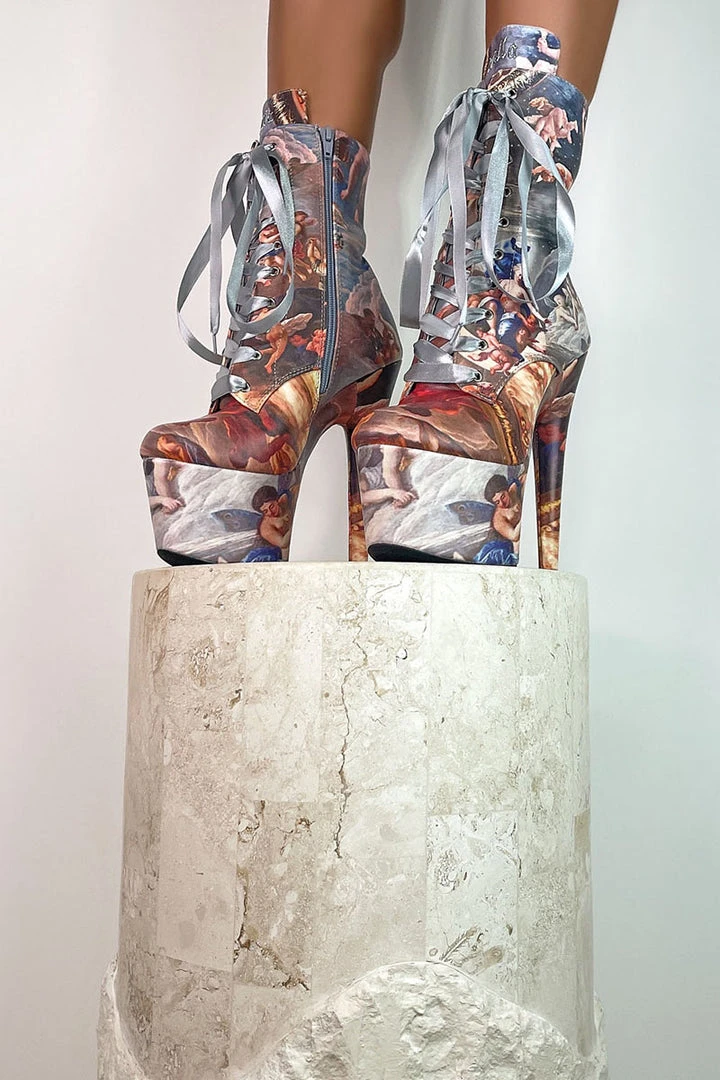 Top 10 โ Shoes Hella ๐งจ Heels Renaissance 7inch ๐ Boots - Stairway To Heaven โ 3 Shoes Hella Heels Renaissance 7inch Boots - Stairway To Heaven