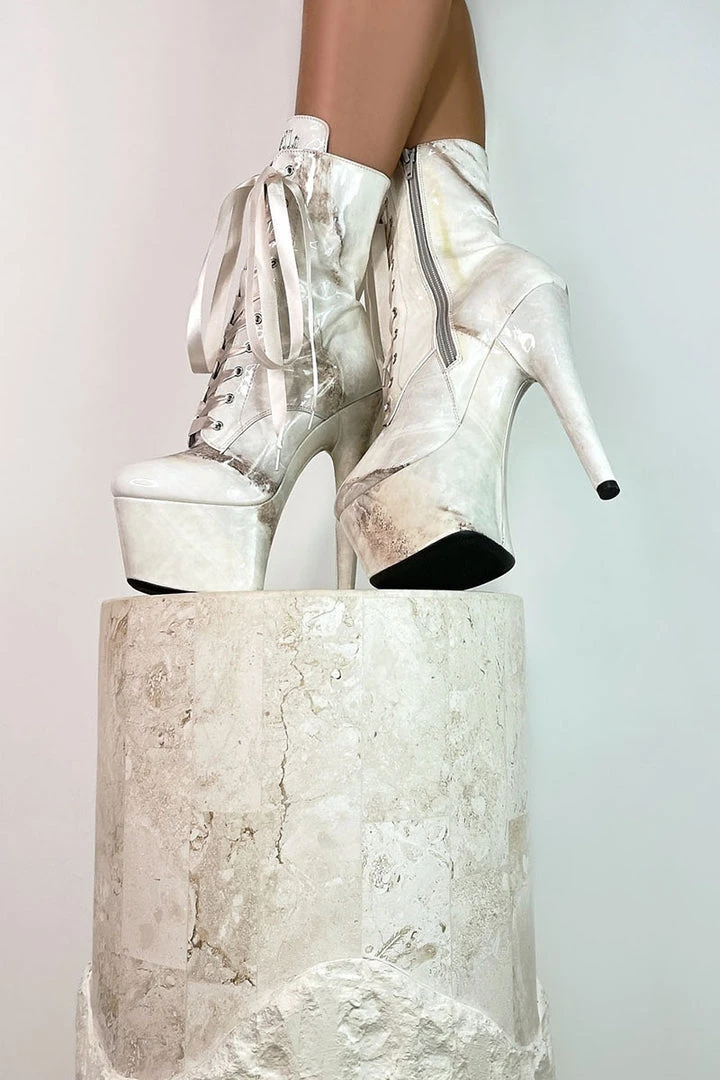 Hot Sale ๐ Hella Heels Renaissance 7inch Boots - Hope ๐งจ 3 Hella Heels Renaissance 7inch Boots - Hope