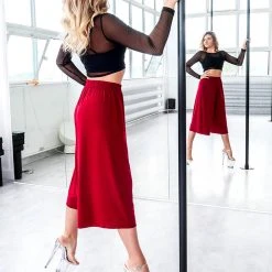 Best Sale 🌟 REV ACTIV Flow Pants - Wine ❤️ 7 REV ACTIV Flow Pants - Wine