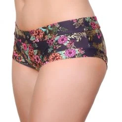 Cleo The Hurricane Gunmetal Garden Hot Pants