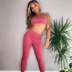 Olra Activewear Signature Leggings - Desert Rose All Pole Wear