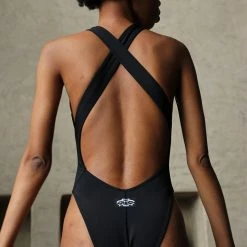 Shark Polewear Benita Bodysuit - Black All Pole Wear