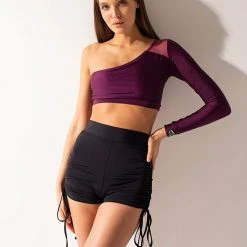 Shark Polewear One Reversible Top - Plum All Pole Wear