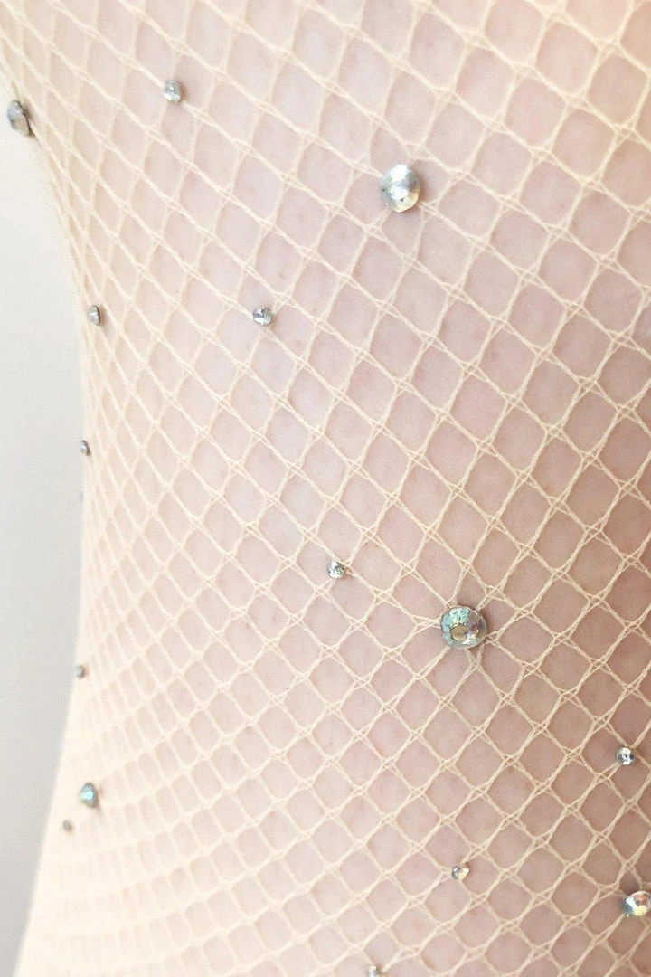 Cheap ๐ Lunalae Fishnet AB Shine Diamante Stockings - Fair Tights โจ 2 Lunalae Fishnet AB Shine Diamante Stockings - Fair Tights