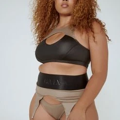 Creatures Of XIX Snatched Garter Bottoms - Mink