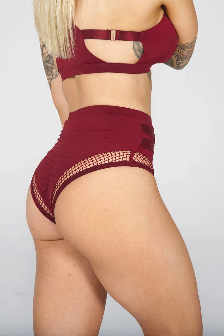 New 😀 Tatiana Activewear Isla Shorts - Burgundy 🌟 6 Tatiana Activewear Isla Shorts - Burgundy