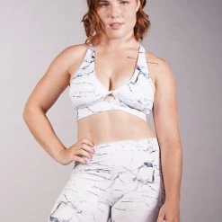 Promo π All Pole Wear Off The Pole Keyhole Sports Bra - White Marble βοΈ 10 All Pole Wear Off The Pole Keyhole Sports Bra - White Marble