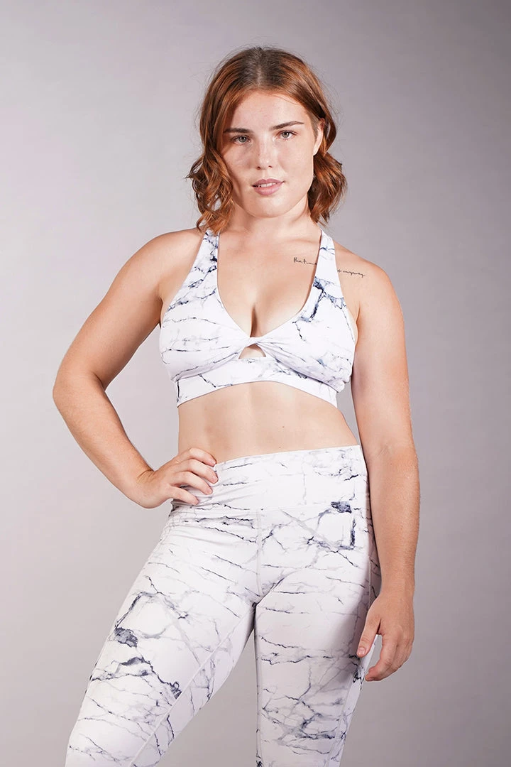 Promo π All Pole Wear Off The Pole Keyhole Sports Bra - White Marble βοΈ 5 All Pole Wear Off The Pole Keyhole Sports Bra - White Marble