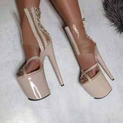 Best Sale ๐ฅ Hella Heels King Hybrid 8inch Boots - Stripped Shoes โญ 7 Hella Heels King Hybrid 8inch Boots - Stripped Shoes