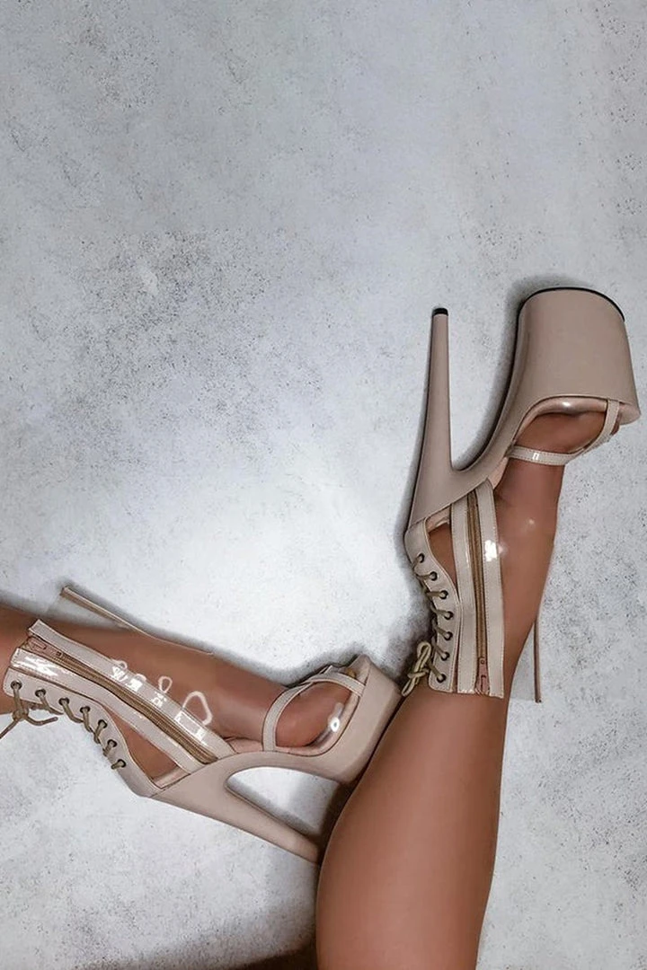 Best Sale ๐ฅ Hella Heels King Hybrid 8inch Boots - Stripped Shoes โญ 3 Hella Heels King Hybrid 8inch Boots - Stripped Shoes