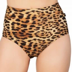 Cleo The Hurricane Leopard High Waisted Shorts