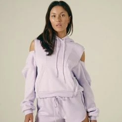 Best deal ✔️ Plus Size Pole Wear Creatures Of XIX Droptop Zip Hoodie - Lilac 🥰 10 Plus Size Pole Wear Creatures Of XIX Droptop Zip Hoodie - Lilac