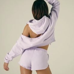 Best deal ✔️ Plus Size Pole Wear Creatures Of XIX Droptop Zip Hoodie - Lilac 🥰 9 Plus Size Pole Wear Creatures Of XIX Droptop Zip Hoodie - Lilac