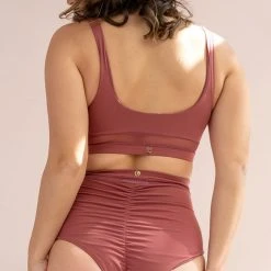 All Pole Wear Lunalae Dahlia Top - Recycled Dusty Rose