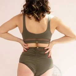 Lunalae Dahlia Bottoms - Recycled Khaki All Pole Wear
