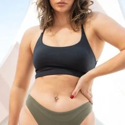 Wholesale 💯 All Pole Wear Lunalae Basic Low Waist Shorts - Recycled Khaki ❤️ 8 All Pole Wear Lunalae Basic Low Waist Shorts - Recycled Khaki